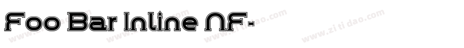 Foo Bar Inline NF字体转换